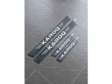 Karbon nalepnice pragova NOVO za Škoda Karoq