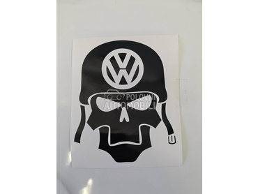 Nalepnica vojna lobanja NOVO za Volkswagen Ostalo