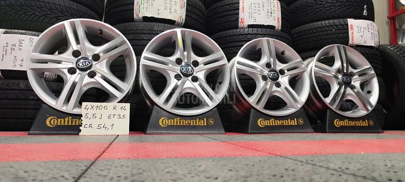 Aluminijumske felne  14" 4 x 100