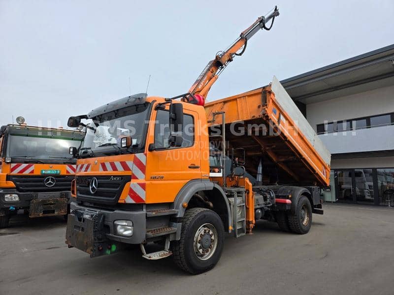 Mercedes Benz Axor 1829 4X4/Kiper/Kran