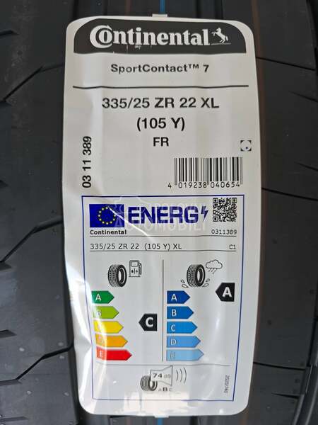 Continental 335/25 R22 Letnja