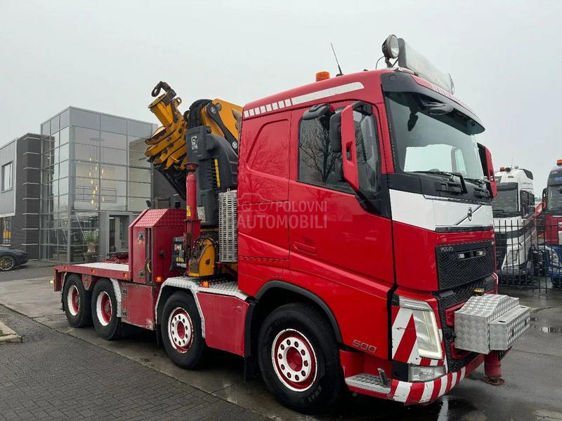 Volvo FH 500 8X4/Tegljač/Kran