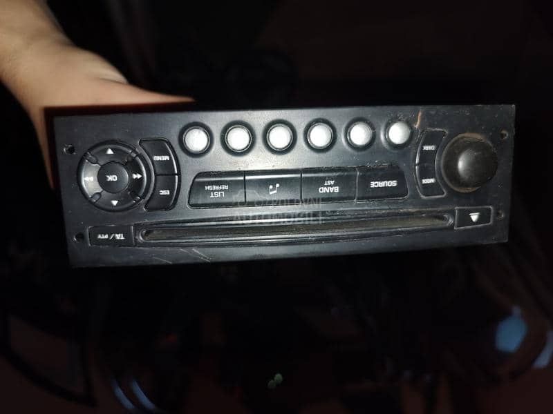 307 radio displej klima cevi