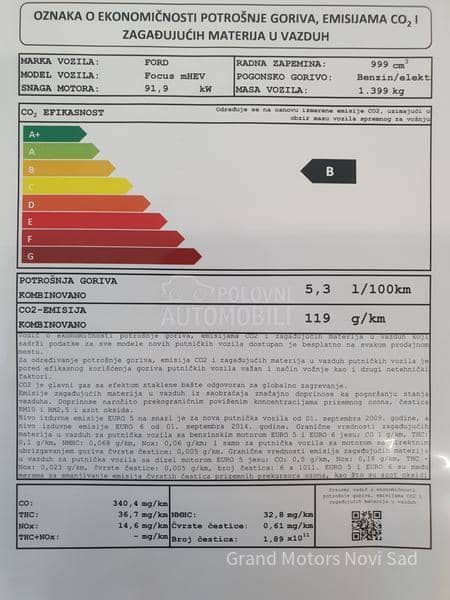 Ford Focus 1.0 EcoBoost Active