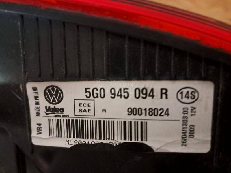 Golf  7 lampa