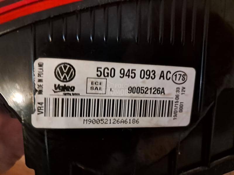 Golf  7 lampa