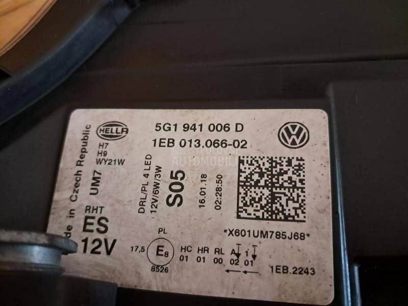 Golf 7 Facelift farovi