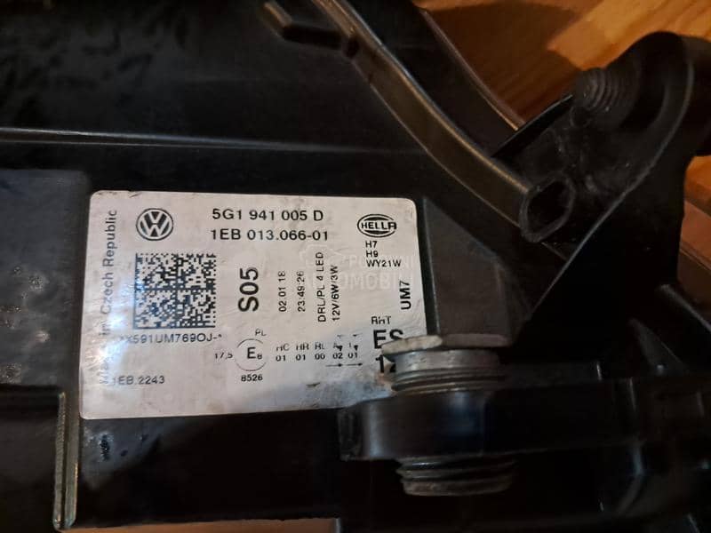 Golf 7 Facelift farovi