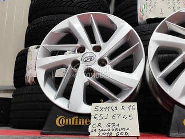 Aluminijumske felne  16" 5 x 114.3