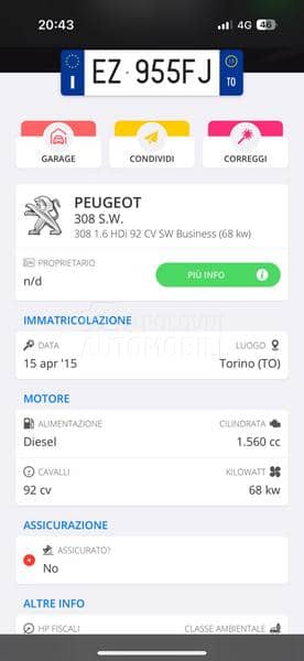 Peugeot 308 1,6hdi/n.avi/org.k.m