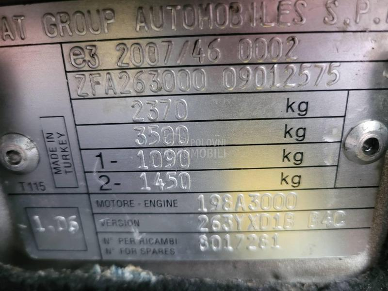 Fiat Doblo 1.6 JTD HLADNJACA