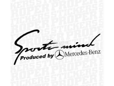 Nalepnica sport mind NOVO za Mercedes Benz Ostalo
