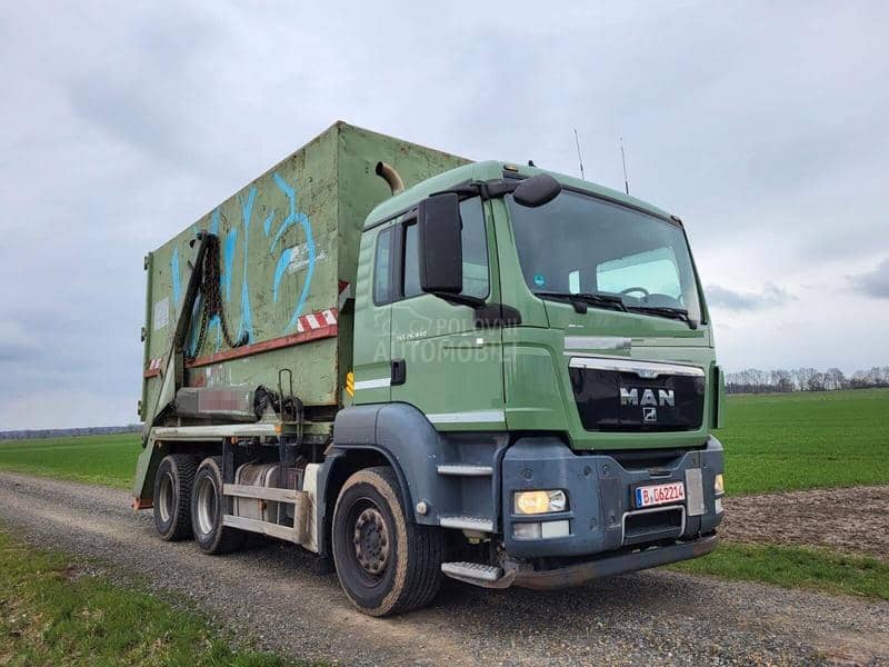 MAN TGS 26.440 6x4/Kontejner