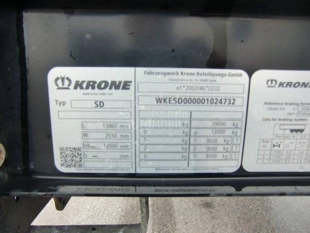 Krone SD Edscha krov