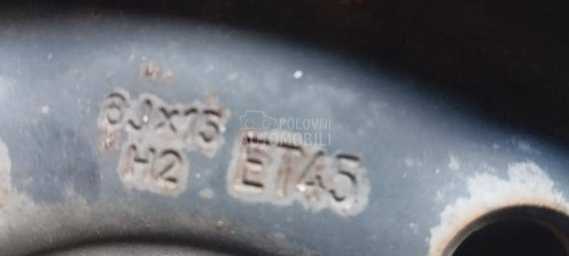 Čelične felne Volksawagen 15" 5 x 112