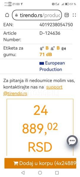 Continental 235/55 R17 Zimska