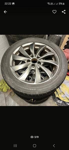 Aluminijumske felne Real Lugano sa gumam 17" 5 x 112