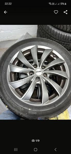 Aluminijumske felne Real Lugano sa gumam 17" 5 x 112