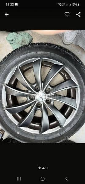 Aluminijumske felne Real Lugano sa gumam 17" 5 x 112