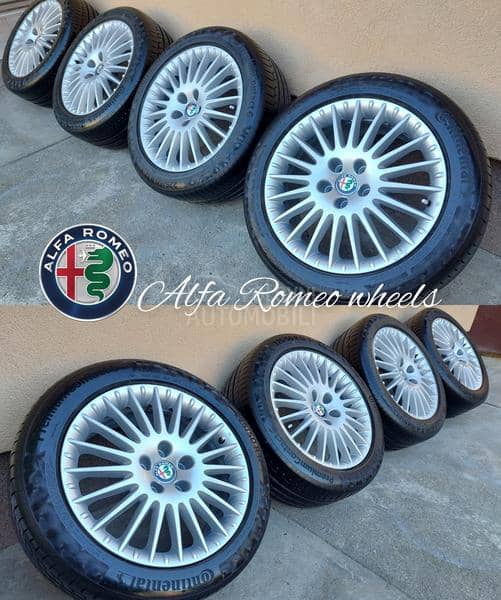 Aluminijumske felne MULTISPOKE SA GUMAMA 17" 5 x 110