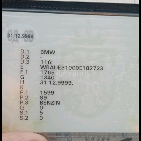BMW 116 1.6
