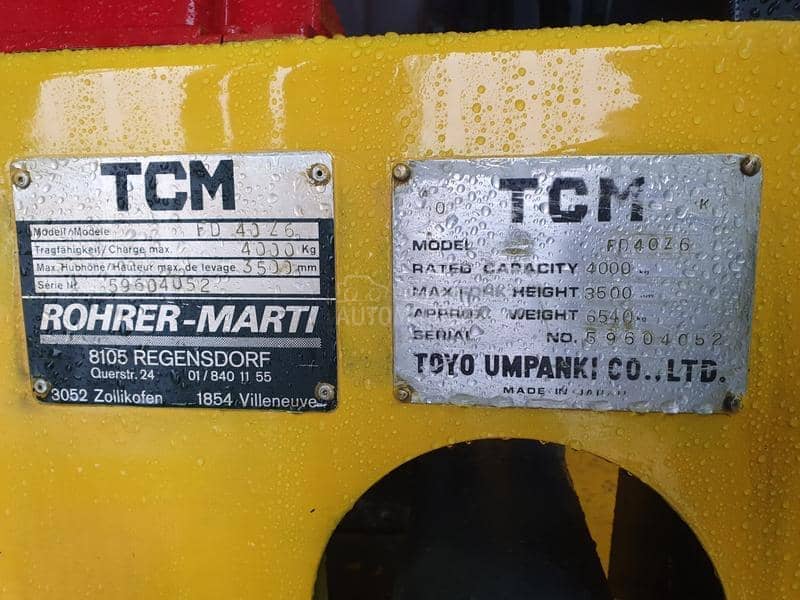 TCM FD 40  7.6 t  CH Kamatsu