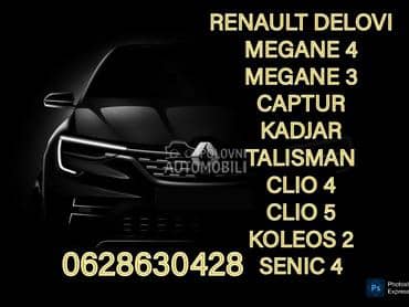 Delovi za Renault Kadjar od 2012. do 2025. god.