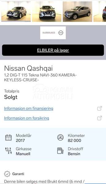 Nissan Qashqai 1,2 DIG-T Tekna