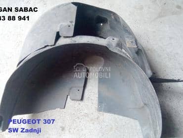 Donja zaštita (šuspleh) i potk za Peugeot 307 od 1996. do 2012. god.