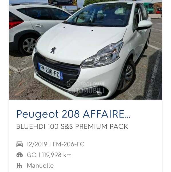 Peugeot 208 BlueHdi premium
