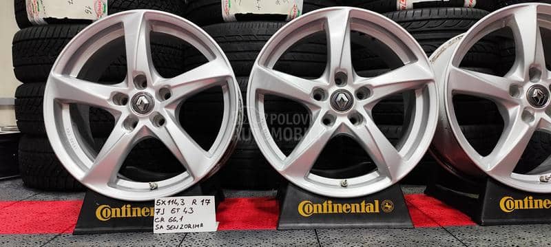 Aluminijumske felne  17" 5 x 114.3