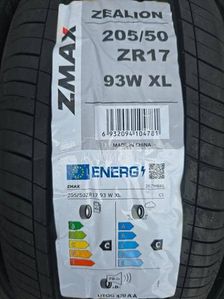 Zmax 205/50 R17 Letnja