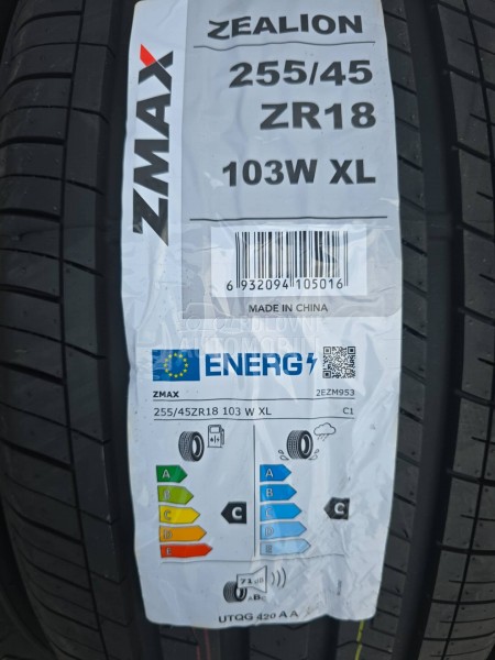Zmax 255/45 R18 Letnja