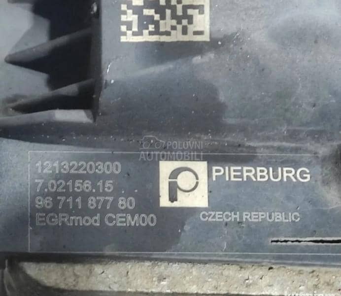 EGR Ventil 1.6 eHDI 82 / 84 KW