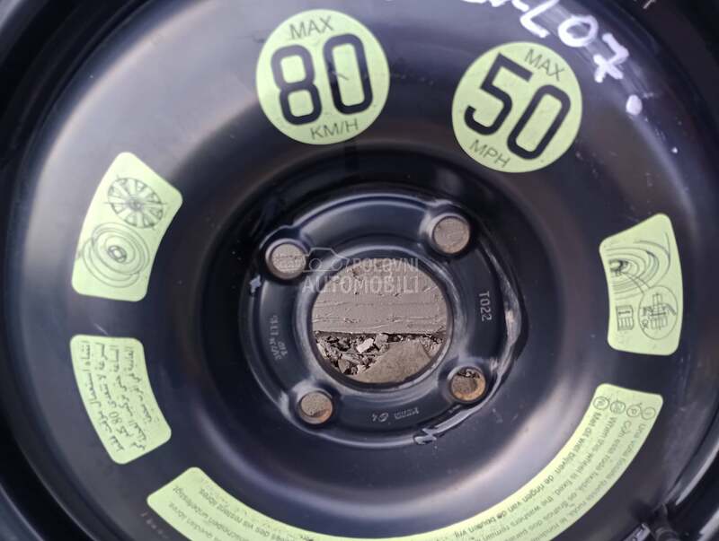 Čelične felne pezo,citroen 15" 4 x 108