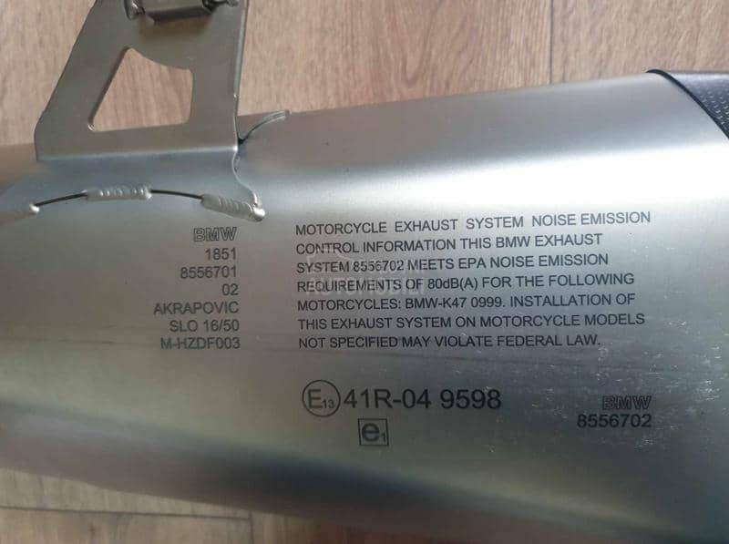 Akrapovic HP BMW S1000