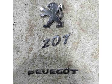 Znak Slova Brojevi za Peugeot 207