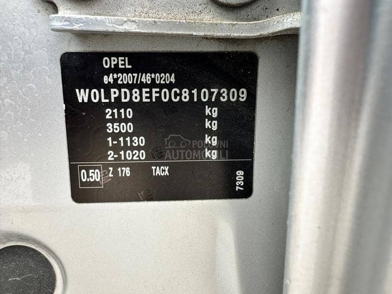 Opel Astra J 1.7 cdti