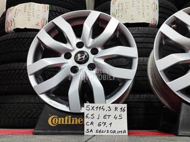 Aluminijumske felne  16" 5 x 114.3