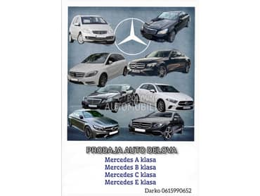 kompletan auto u delove za Mercedes Benz A Klasa, B Klasa, C Klasa ... od 2000. do 2018. god.