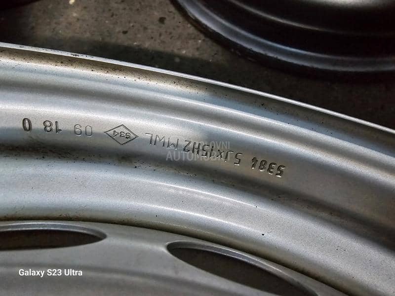 Čelične felne NOV SET FELNI 15" 4 x 100