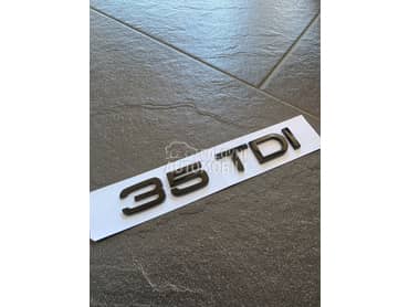 35 TDI crna oznaka gepeka NOVO za Audi Ostalo