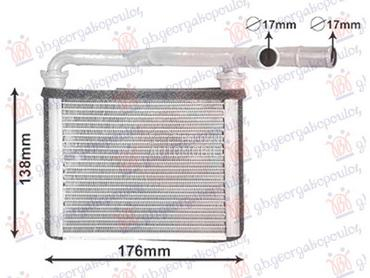 GREJAC KABINE BENZIN/DIZEL... za Mazda MPV od 2003. do 2006. god.