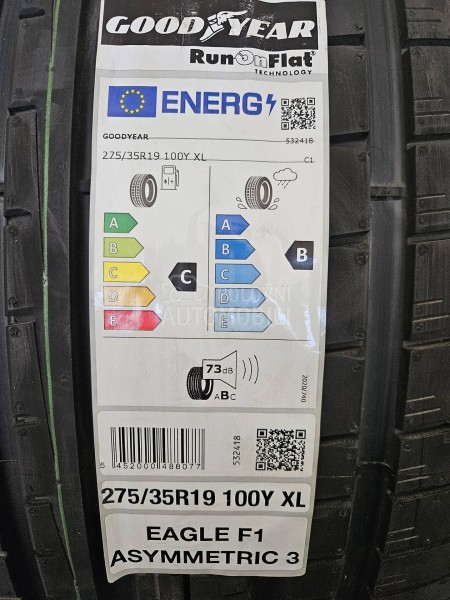 Goodyear 275/35 R19 Letnja