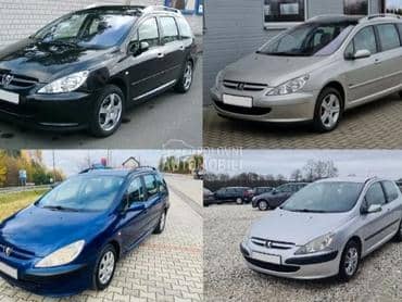 Desno Krilo Sivo Zeleno Braon za Peugeot 307