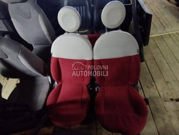 Sedišta za Fiat 500 od 2007. do 2015. god.