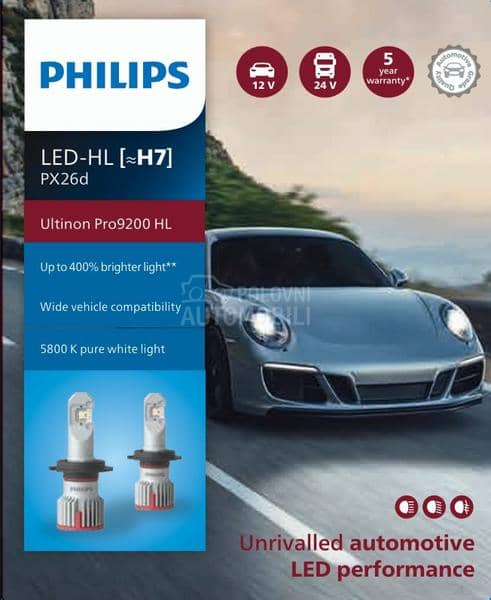H7 Led Philips UltinonPro 9200