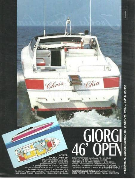 Pershing Giorgi 47 cruiser 3 cabin