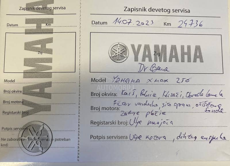 Yamaha Xmax Momo Design