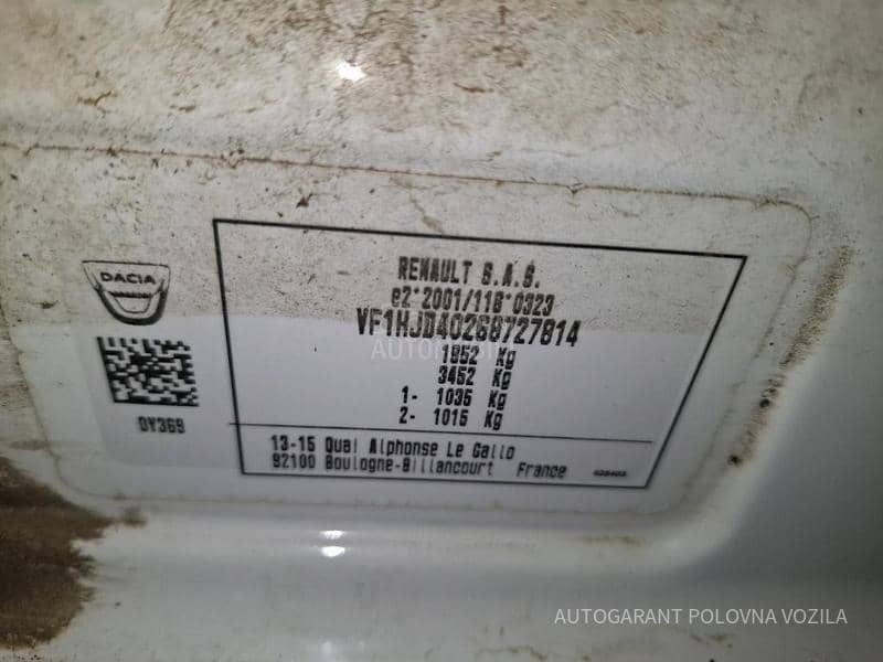 Dacia Duster 1.5 DCI CONFORT 4X4